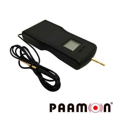 medidor de voltaje para cerca electrificada paamon pamvolt rango de medición de 200 a 15000 volts con pantalla lcd requiere pil